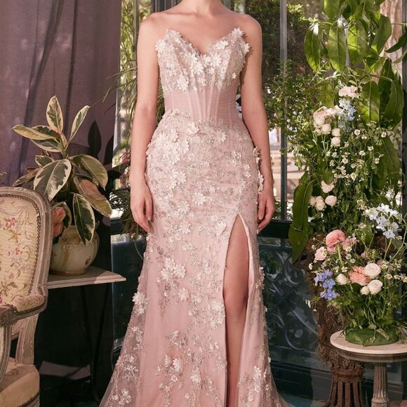 Pink,blue,green formal dress. Prom homecoming party military ball wedding guest - Picture 1 of 8